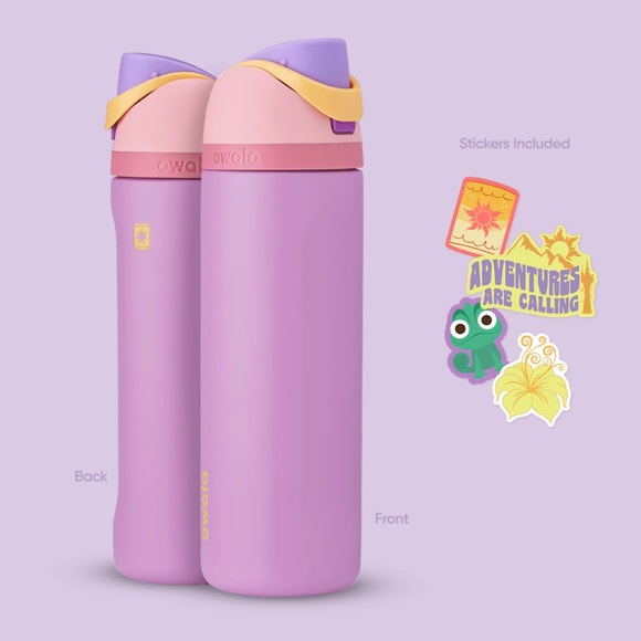 Owala Freesip 24oz Water Bottle Disney Collection = Rapunzel